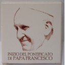 2013 - 5 Euro Argento Inizio del Pontificato di Papa Francesco Fondo Specchio